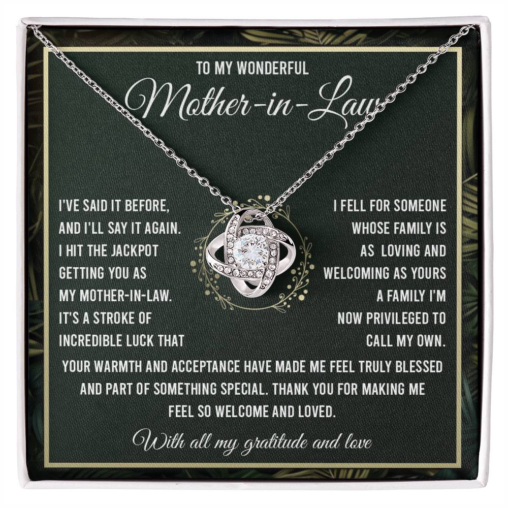 Mother-in-Law Necklace Gift from Daughter-in-Law