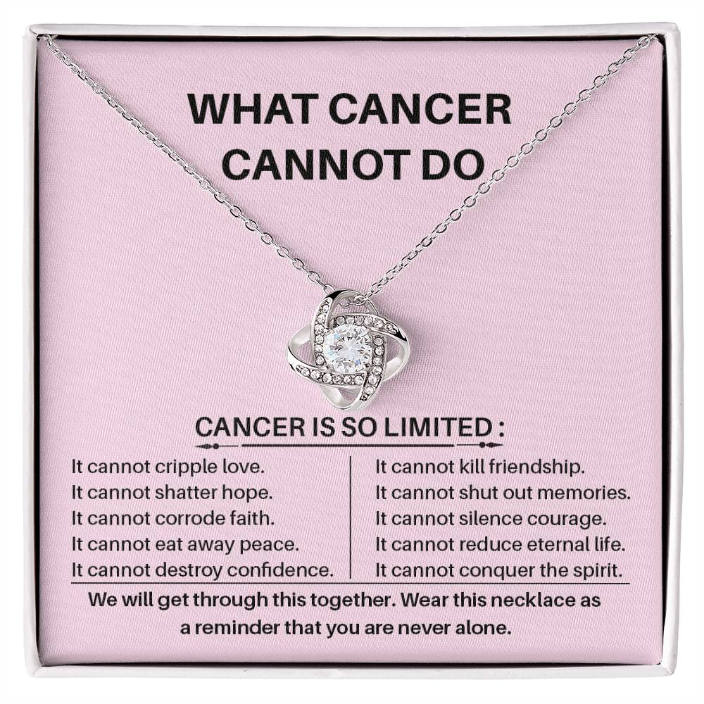 What Cancer Cannot Do Cancer Awareness Necklace Strength And Resilience Necklace Love And Hope Necklace Supportive Gift For Cancer Fighters Empowerment Jewelry For Survivors Necklace For Uplifting Spirits Breast Cancer Necklace For Soulmate