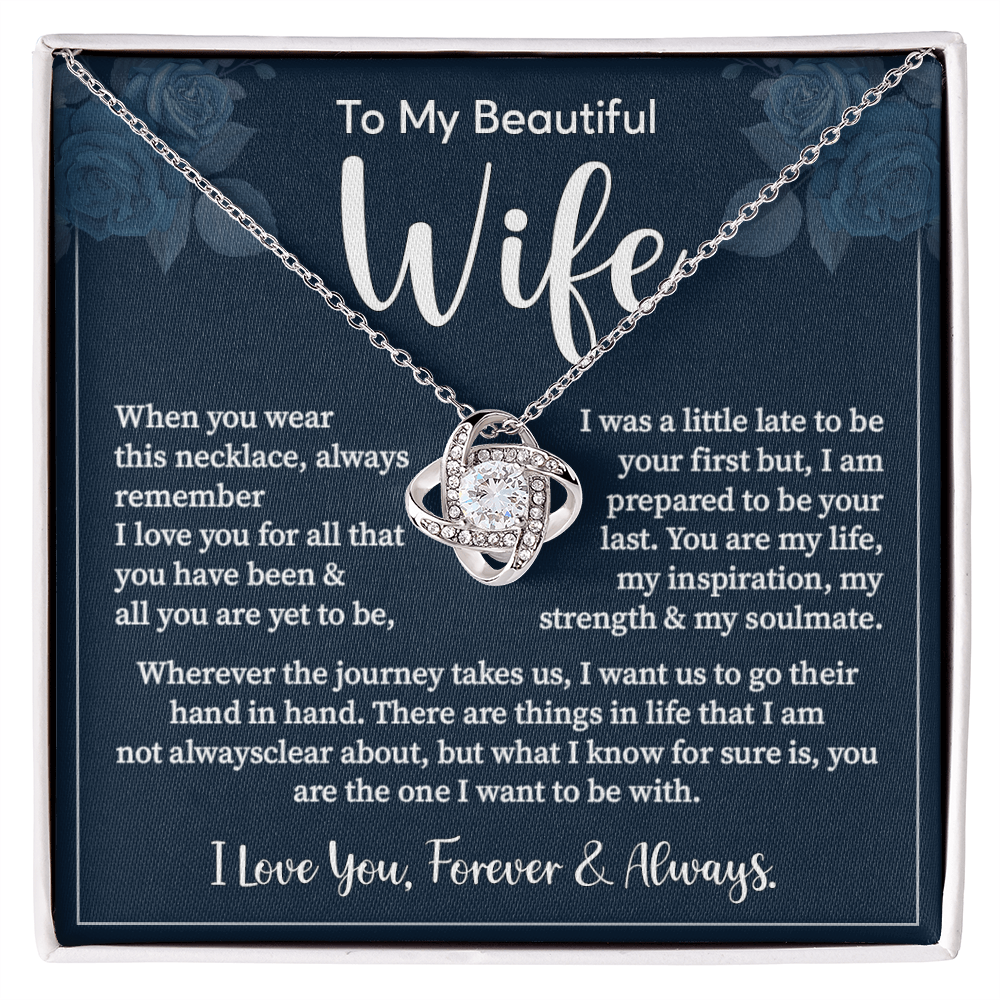 Gift for Wife from Husband – heartfelt Note with Jewelry