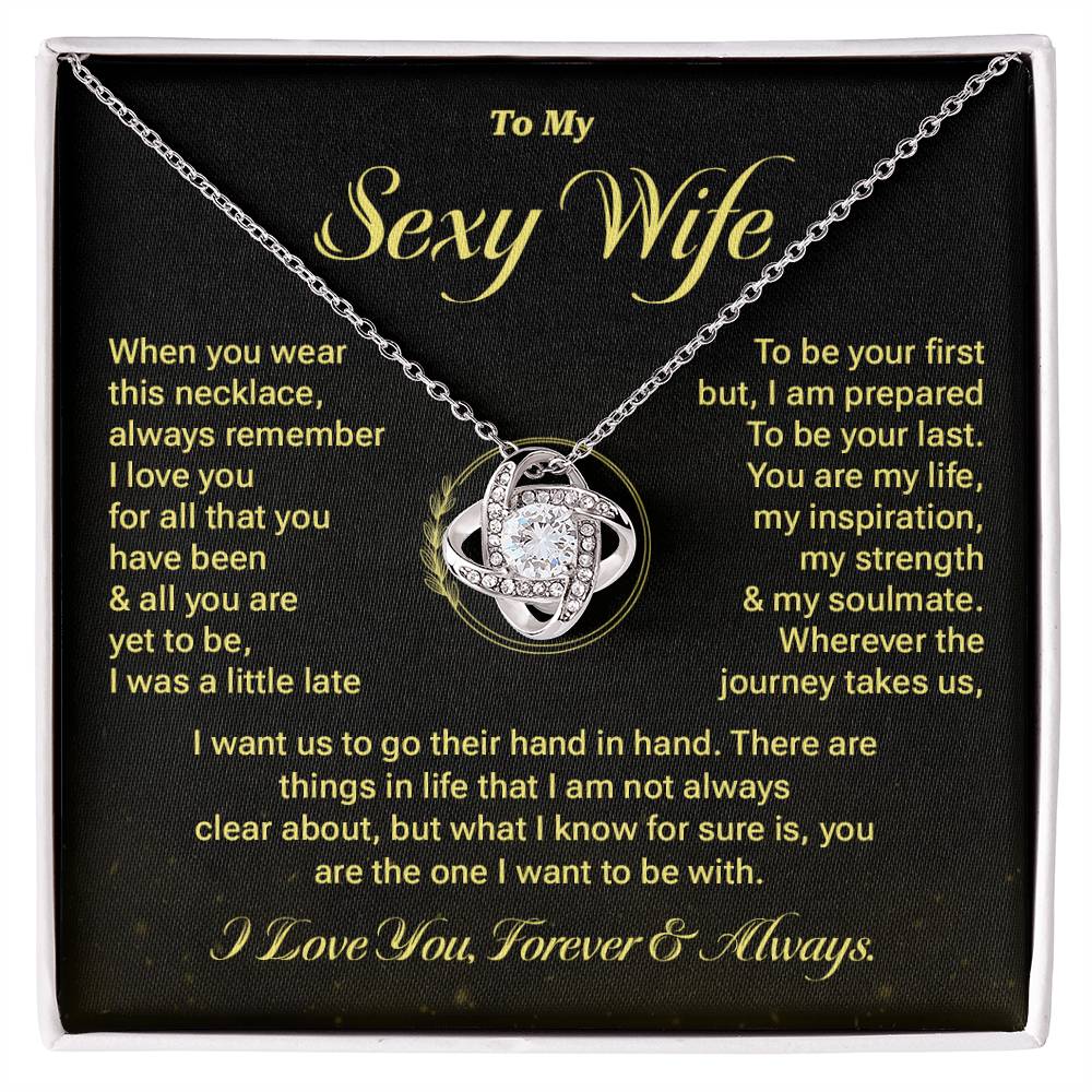 Sexy Wife Necklace Gift with Message Card