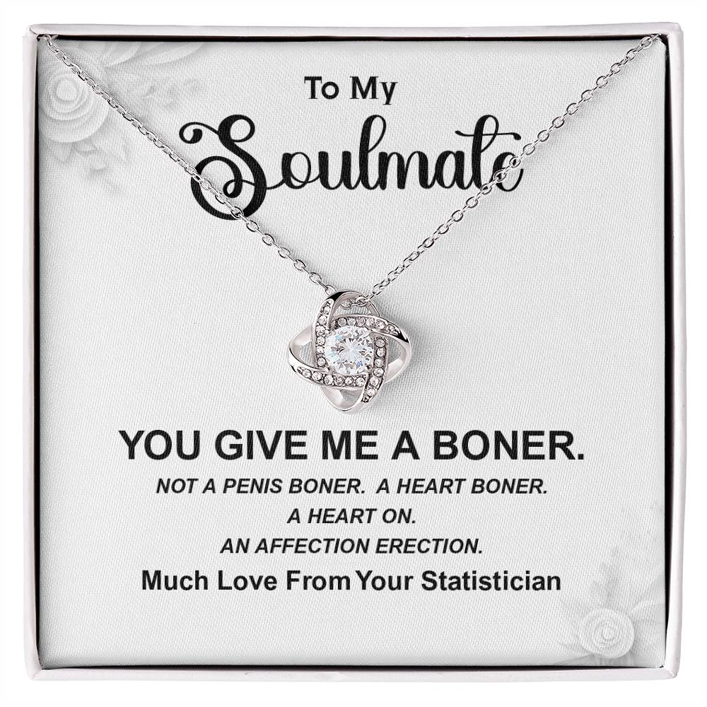 Funny Gift for Soulmate Necklace from Statistician