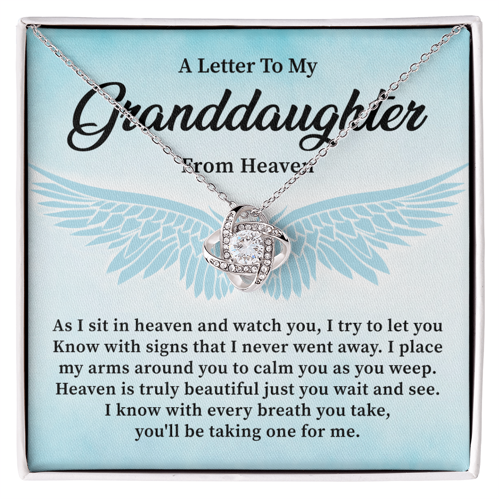 A Little To My Granddaughter From Heaven