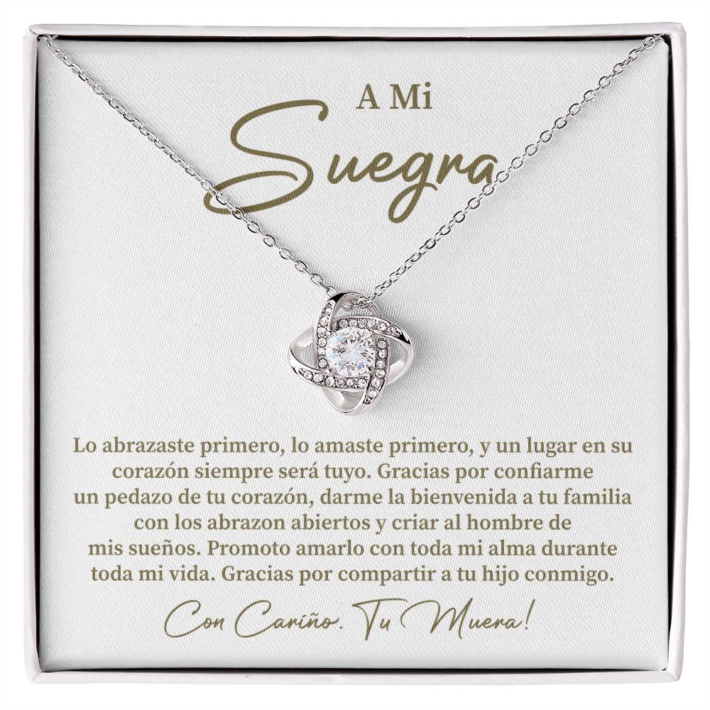 A Mi Suegra Lo Abrazaste Primero, Lo Amaste Primero, Y Un Luger En Su Corazon Siempre Sera Tuyo.