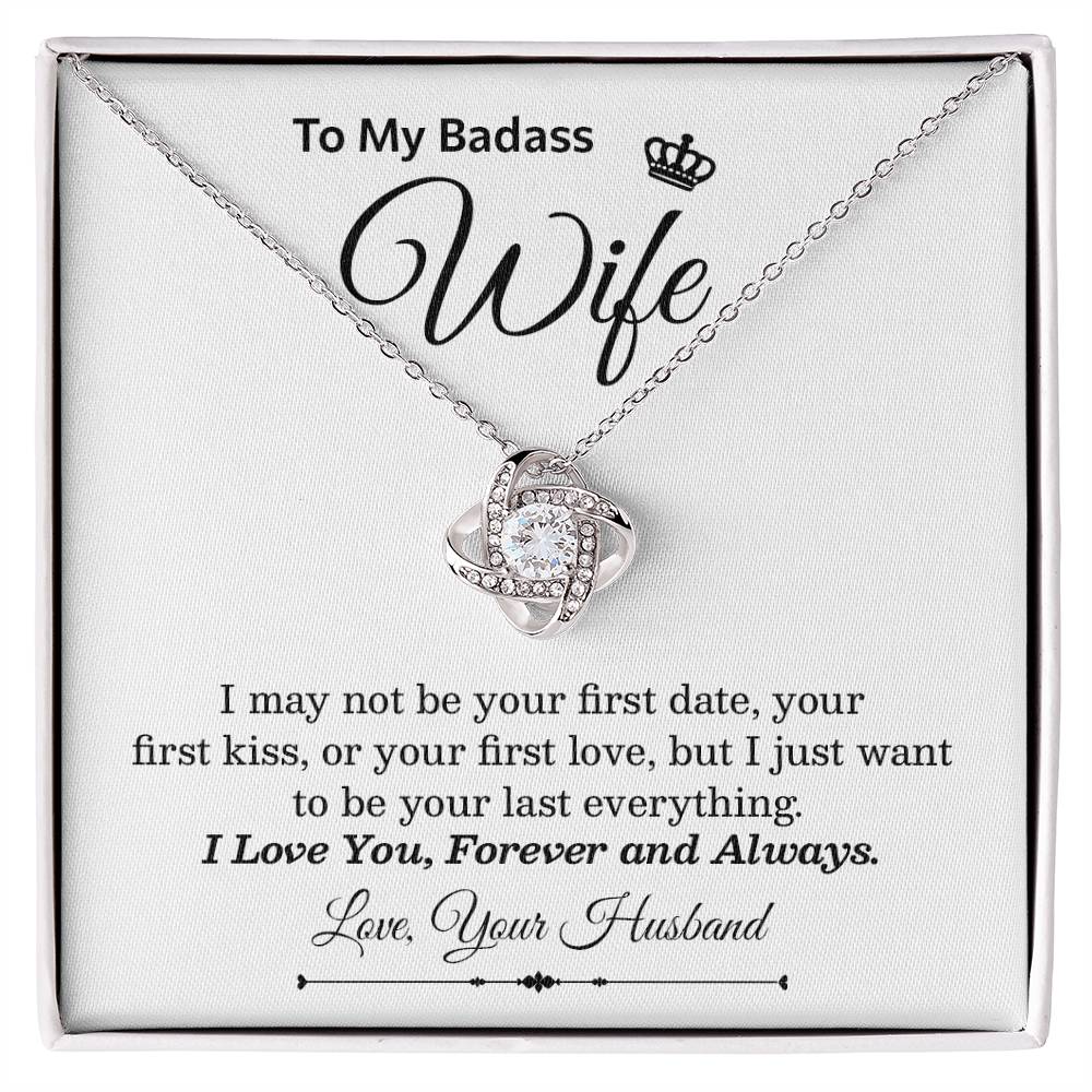 Wife Necklace Gift from Husband – Last Everything Card