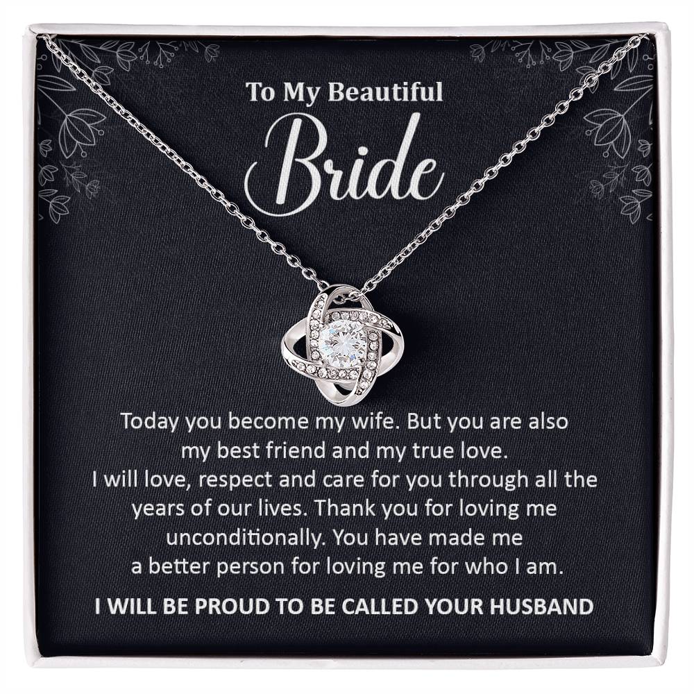 Bride Gift from Groom – Wedding Day Necklace