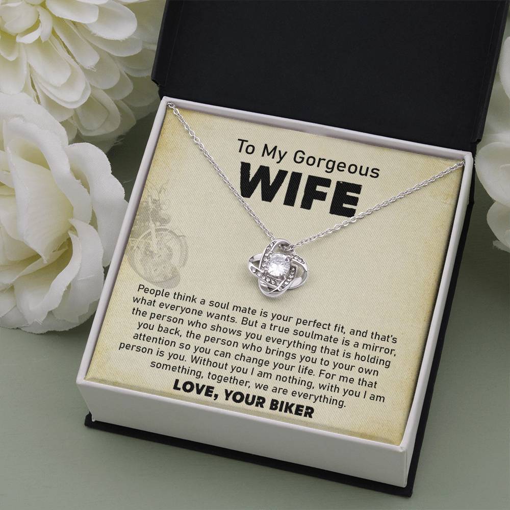 Romantic Necklace Gift For Wife From Biker Husband