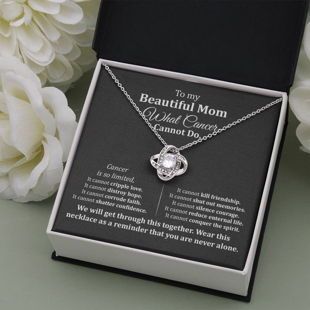 Cancer Support Necklace for Mom – Strength & Hope