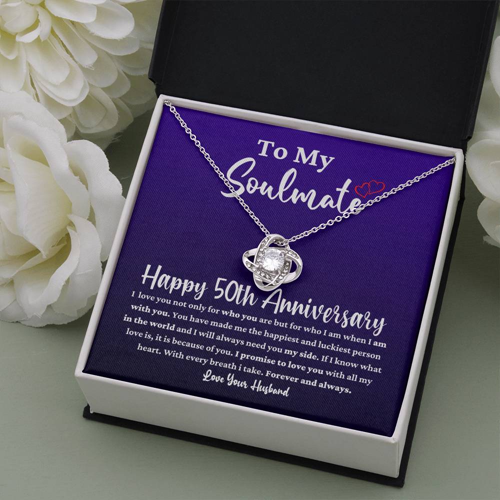 50th Anniversary Necklace for Soulmate