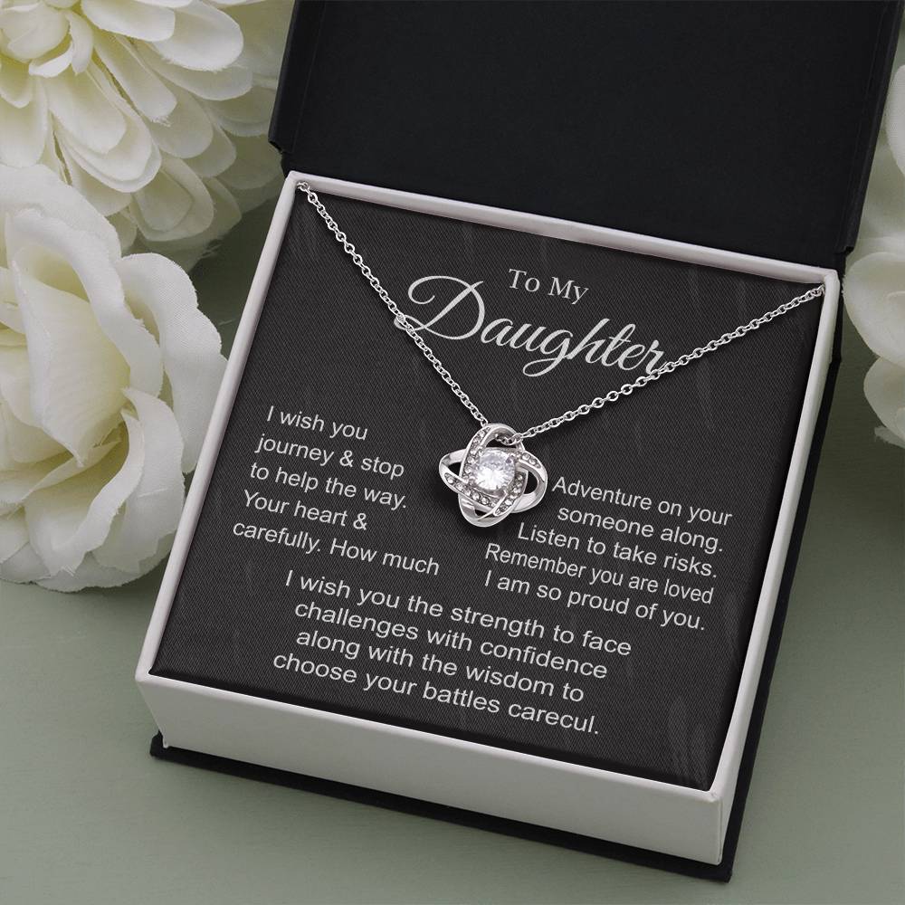 Meaningful Necklace Gift for Daughter with Message Card