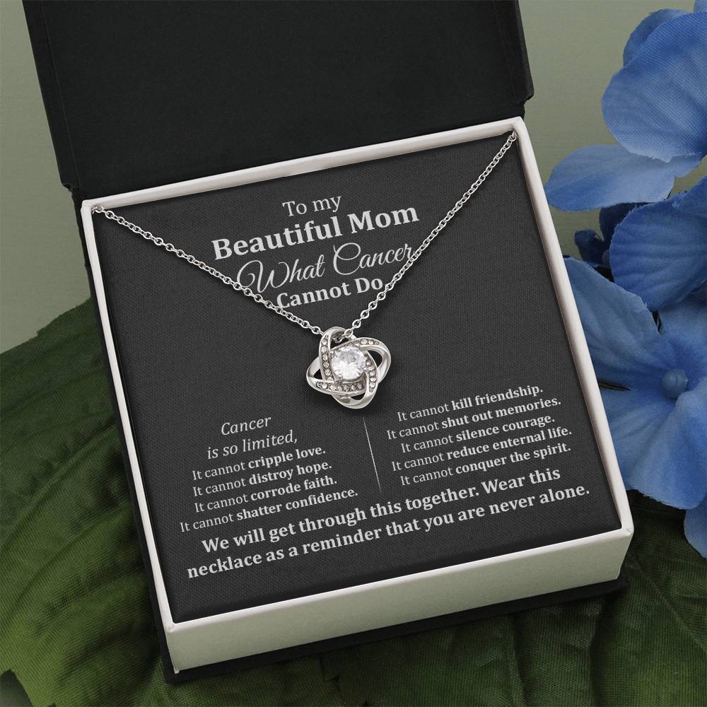 Cancer Support Necklace for Mom – Strength & Hope