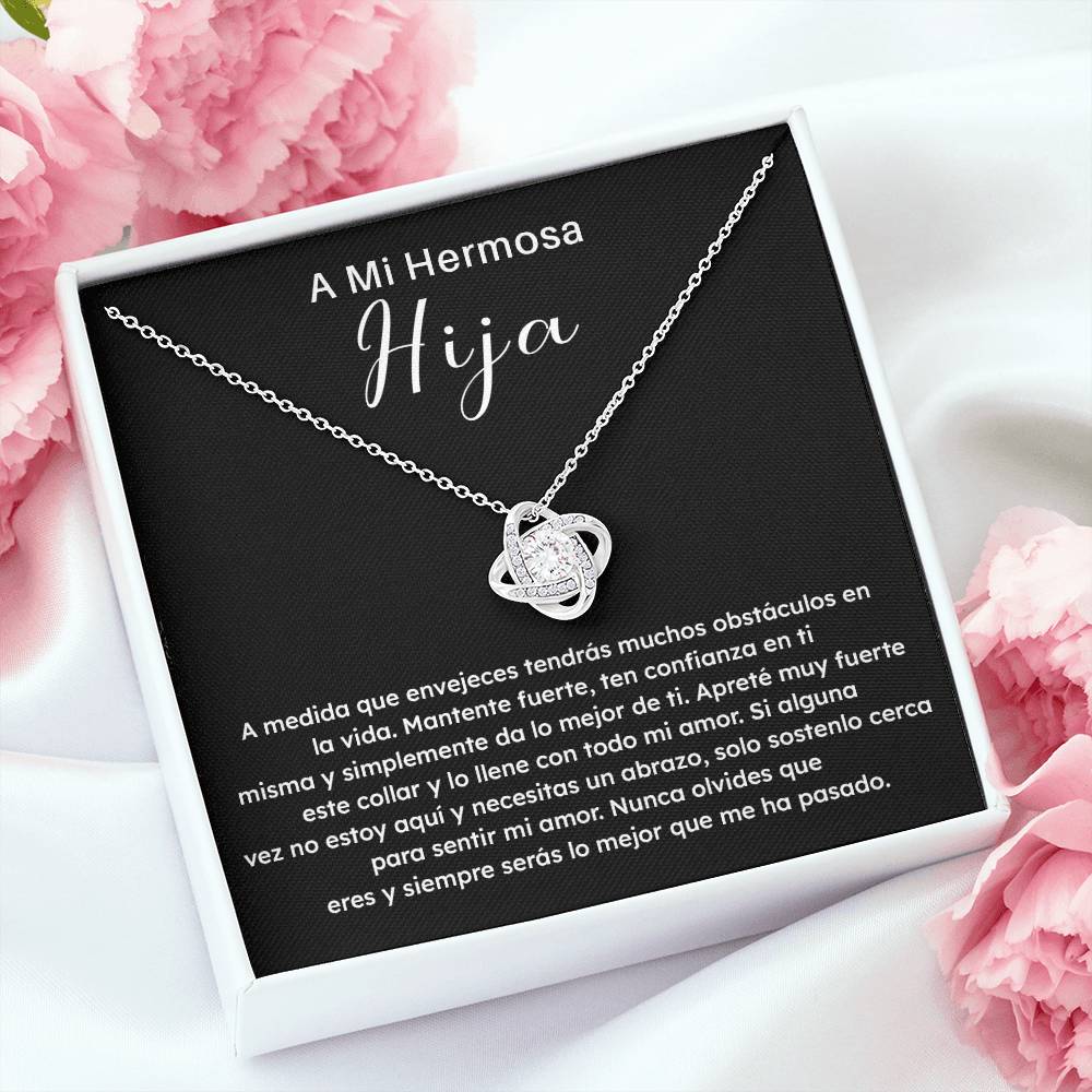 Collar Para Mi Hija – Mensaje de Fortaleza y Amor de Mamá
