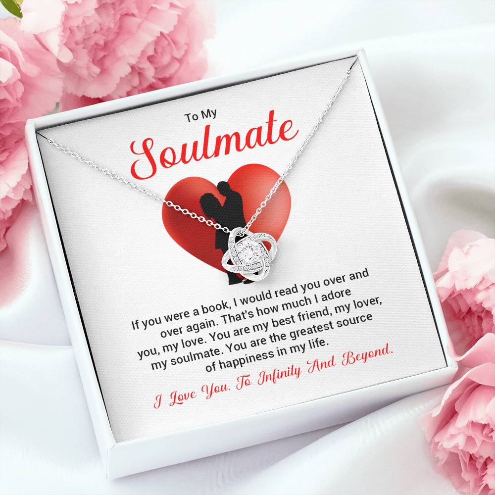 Soulmate Gift for Her – Infinity Love Message Card