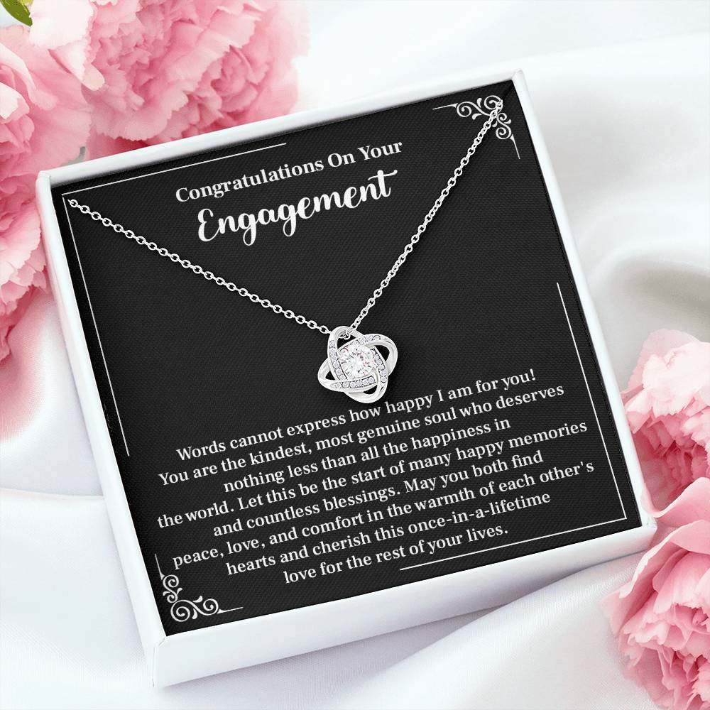 Engagement Gift Necklace – Sentimental Jewelry with Message Card