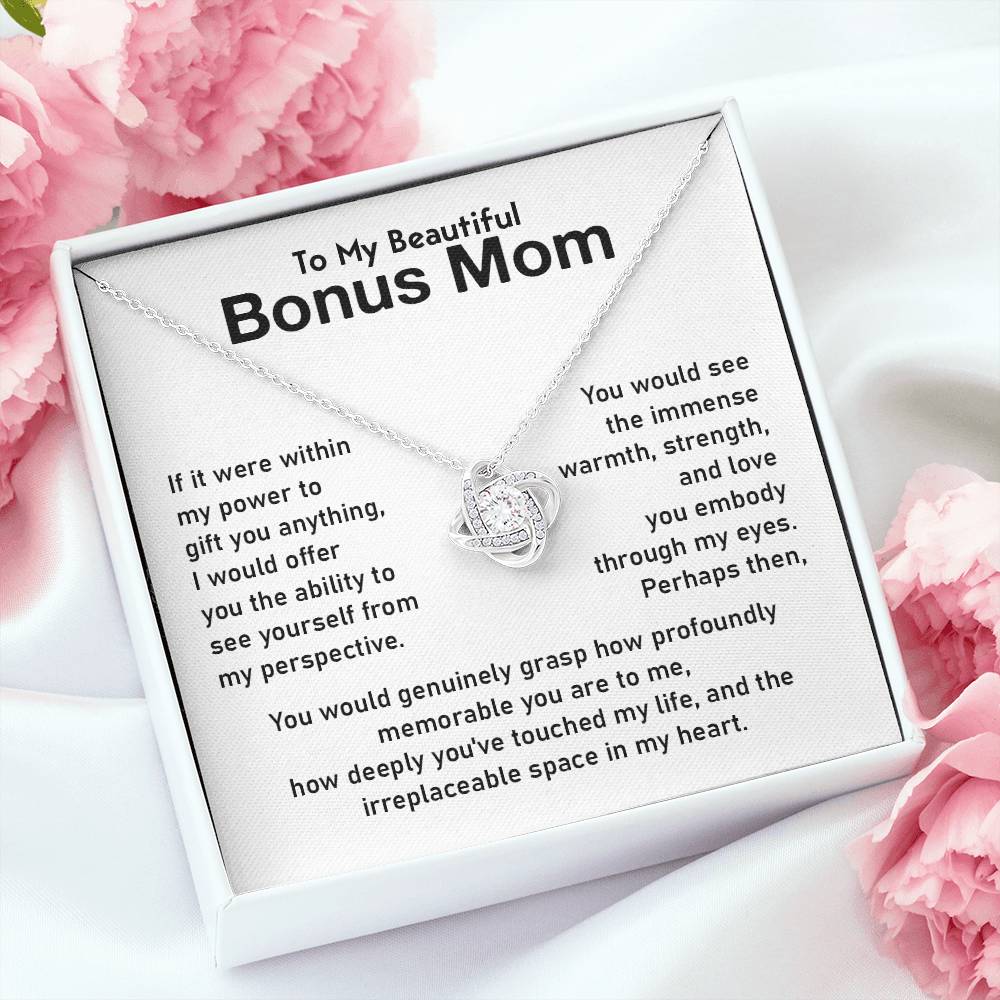 Bonus Mom Jewelry Gift With Emotional Message Card
