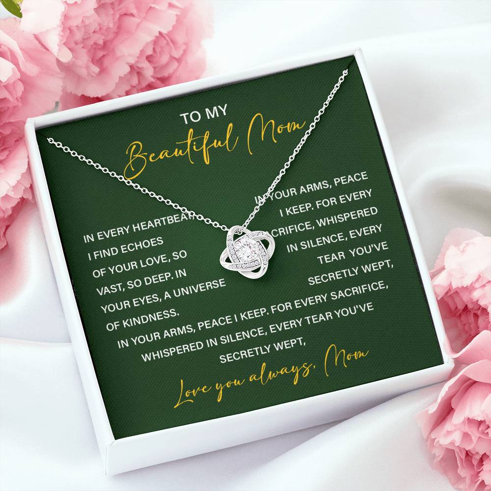 Necklace For Mom From Children With Meaningful Gift Box