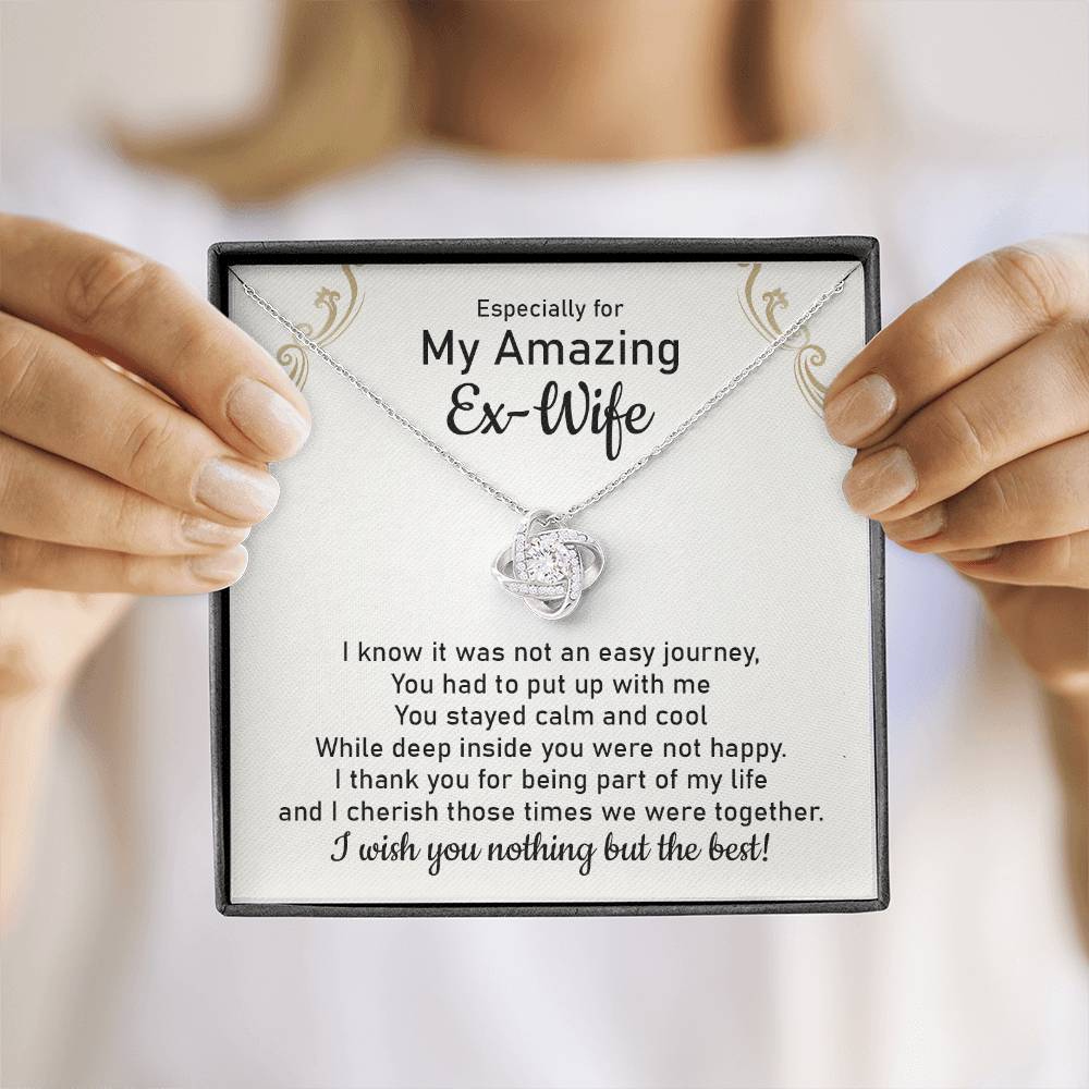 To My Amazing Ex-Wife Necklace – Thank You Gift