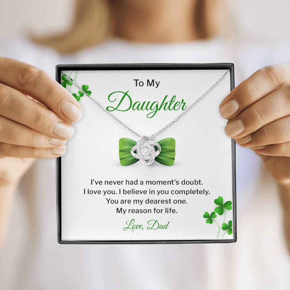 Daughter Gift from Dad – Green Gift Box & Card