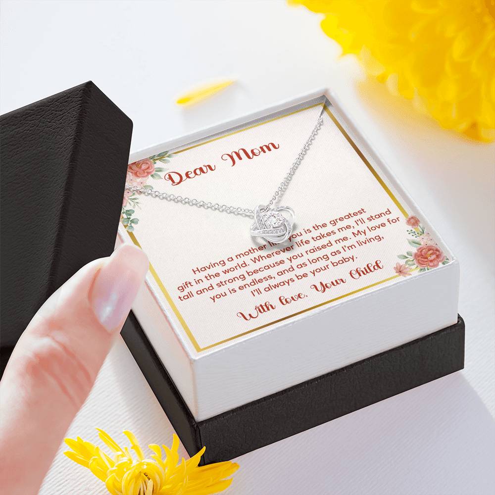 Gift for Mom from Son or Daughter – Heartfelt Message Card