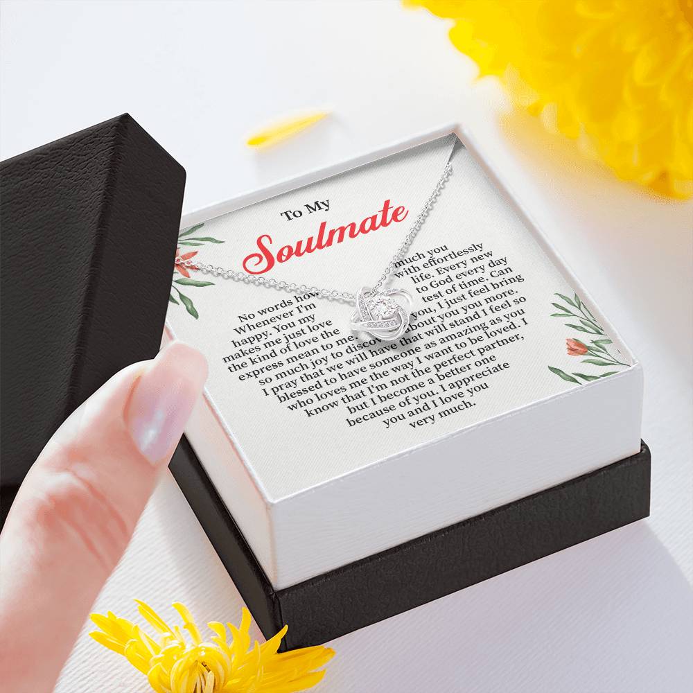 Romantic Soulmate Gift for Her – Message Card & Box