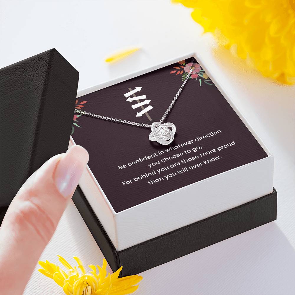 Graduation Gift Necklace for Daughter with Inspirational Card
