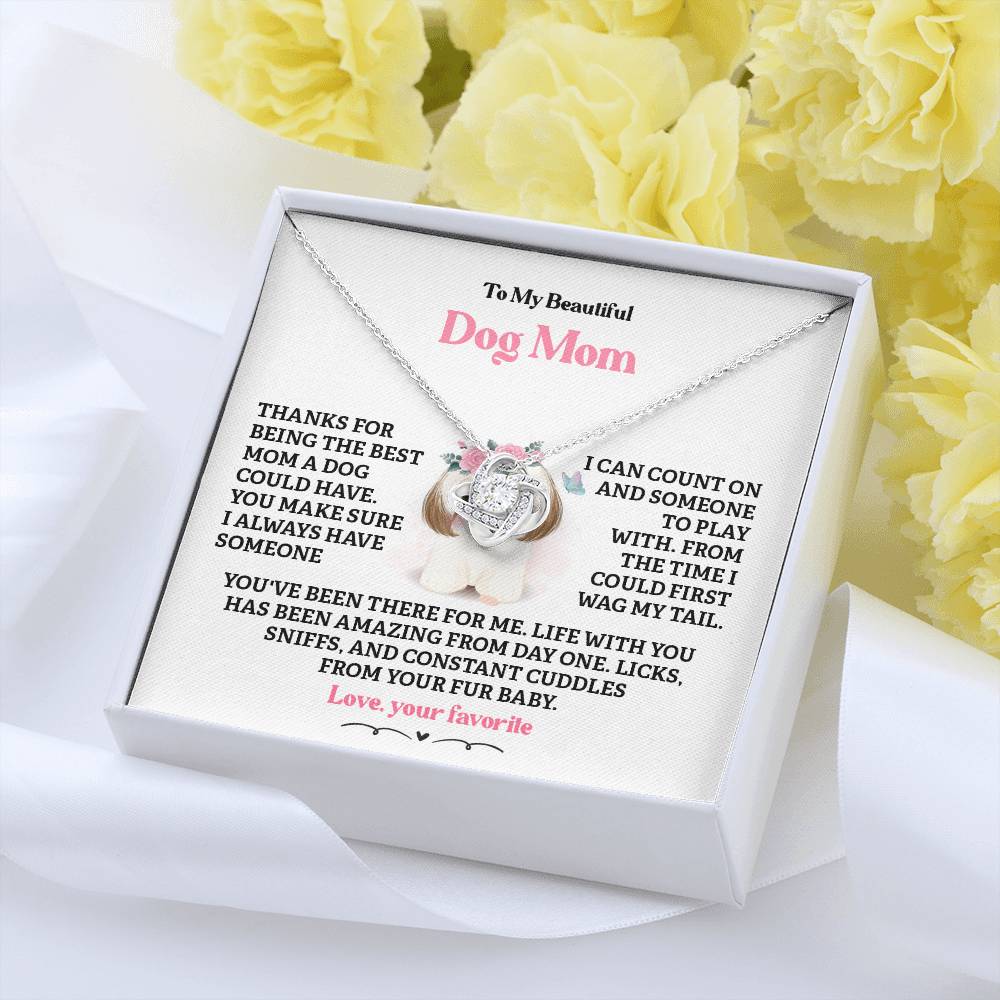 Dog Mom Necklace Gift from Fur Baby – Gift Box