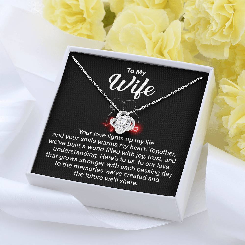Wife Necklace Gift for Anniversary with Gift Box