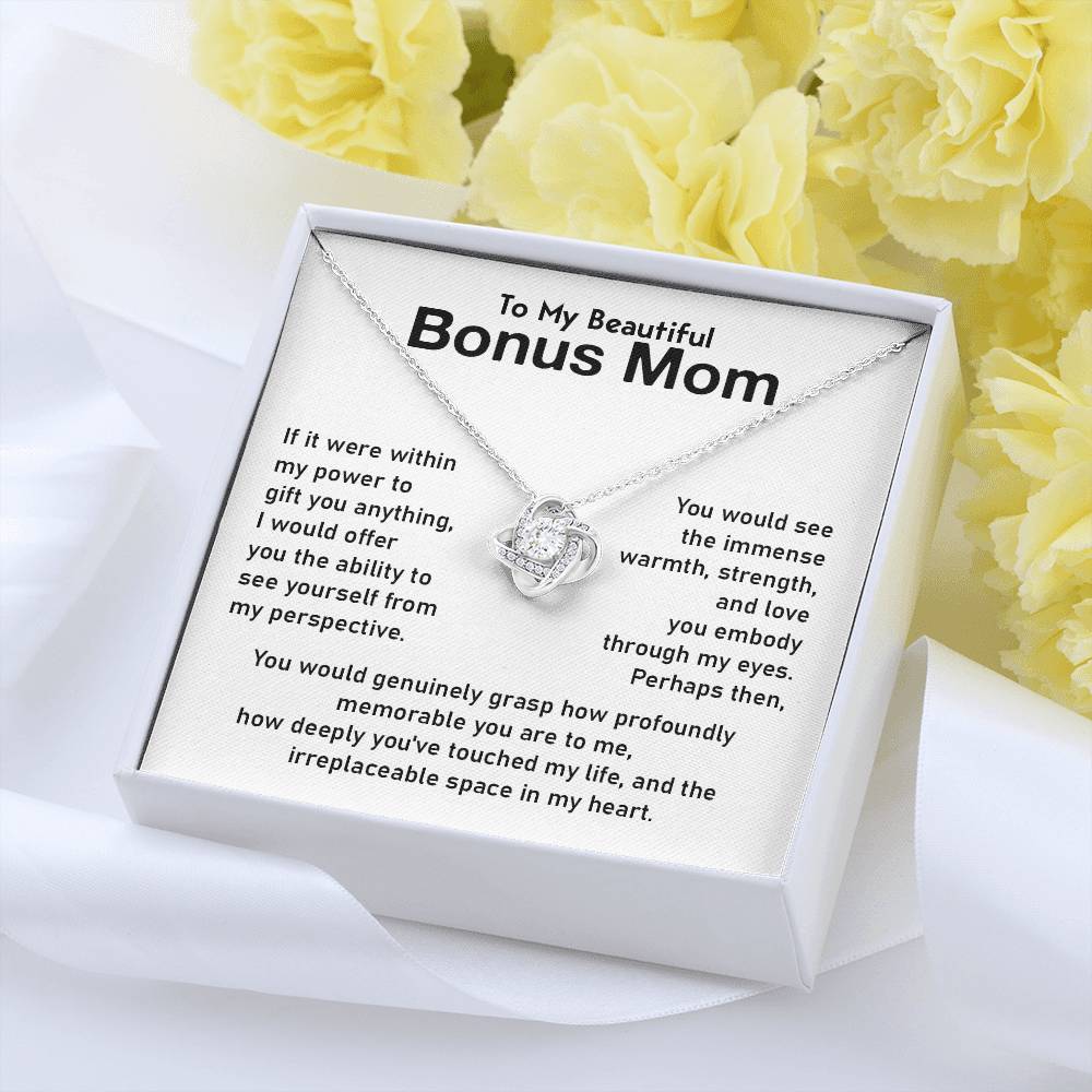 Bonus Mom Jewelry Gift With Emotional Message Card