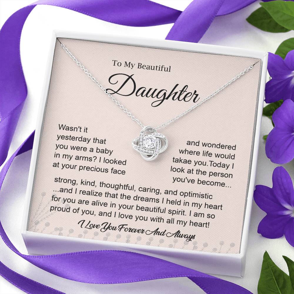 To My Daughter – I’m So Proud of You Necklace