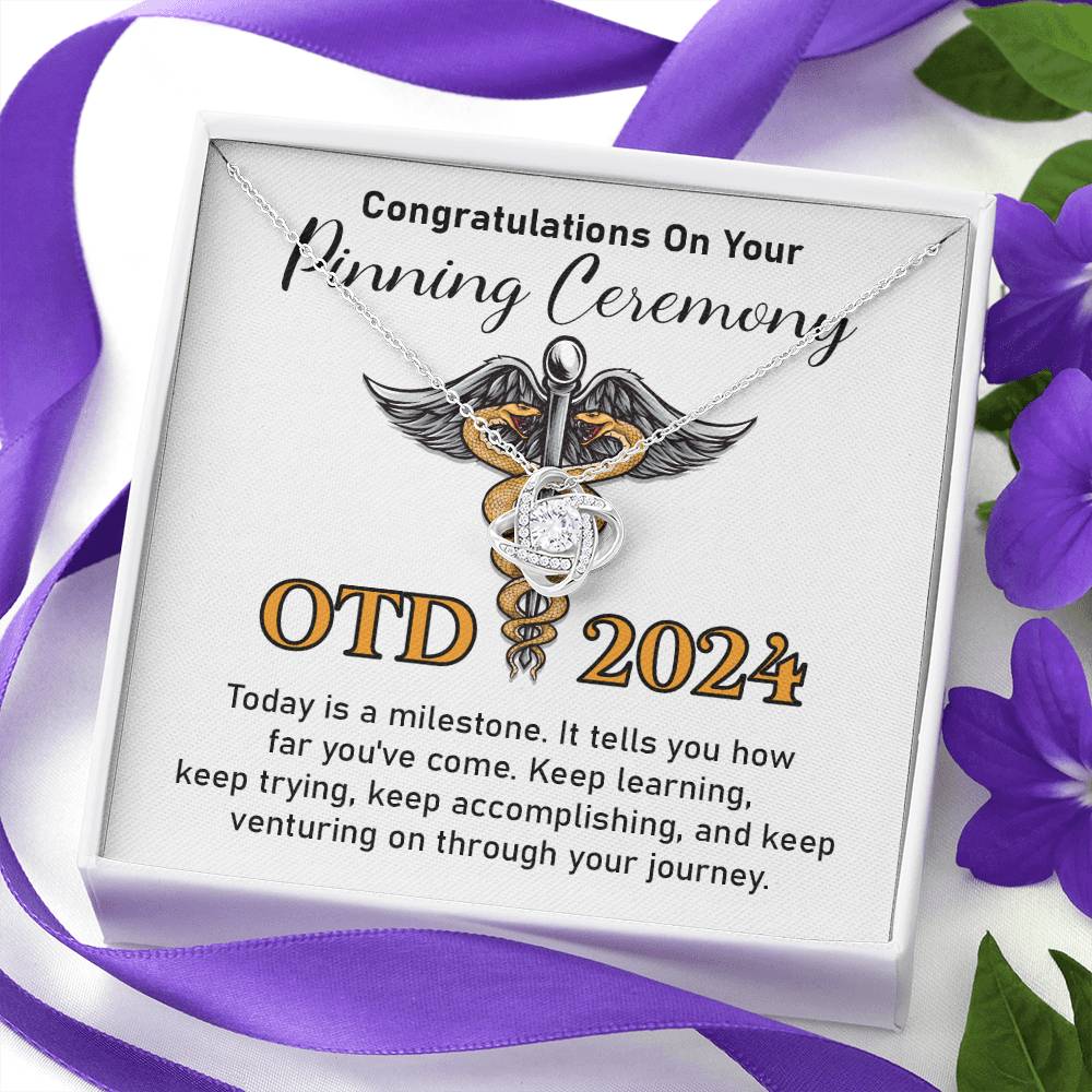 Custom OTD Graduation Necklace Gift for Pinning Ceremony