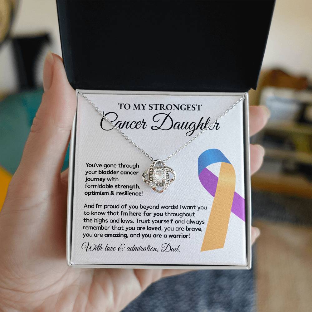 Bladder Cancer Daughter Gift from Dad – Message Card