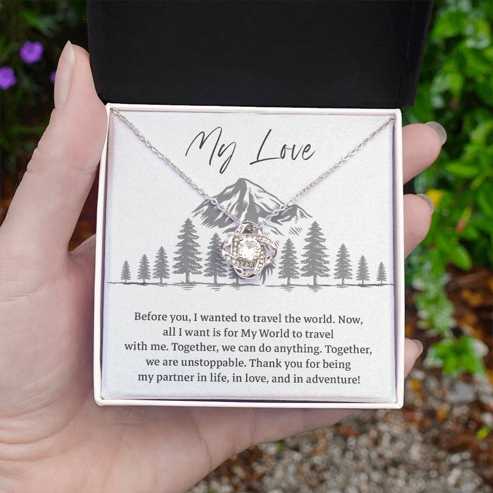 Adventure Partner Gift for My Love – Message Card Inside