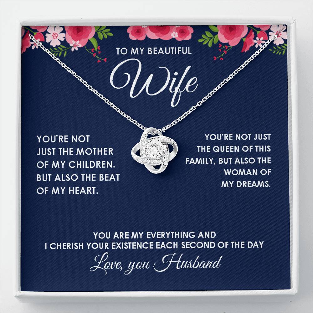 To My Dear Wife Necklace Romantic Gift for Her From Husband