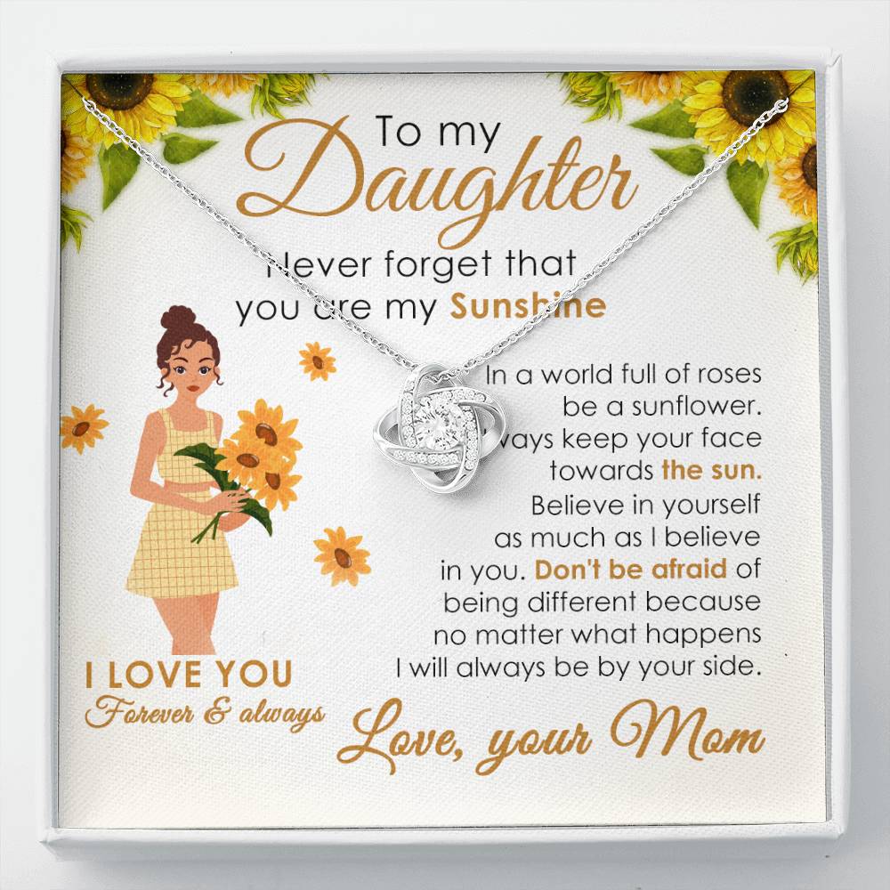 To My Daughter Sunshine Gift from Mom with Message Card