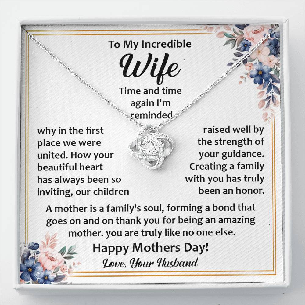 Mother’s Day Necklace Gift for Wife from Husband