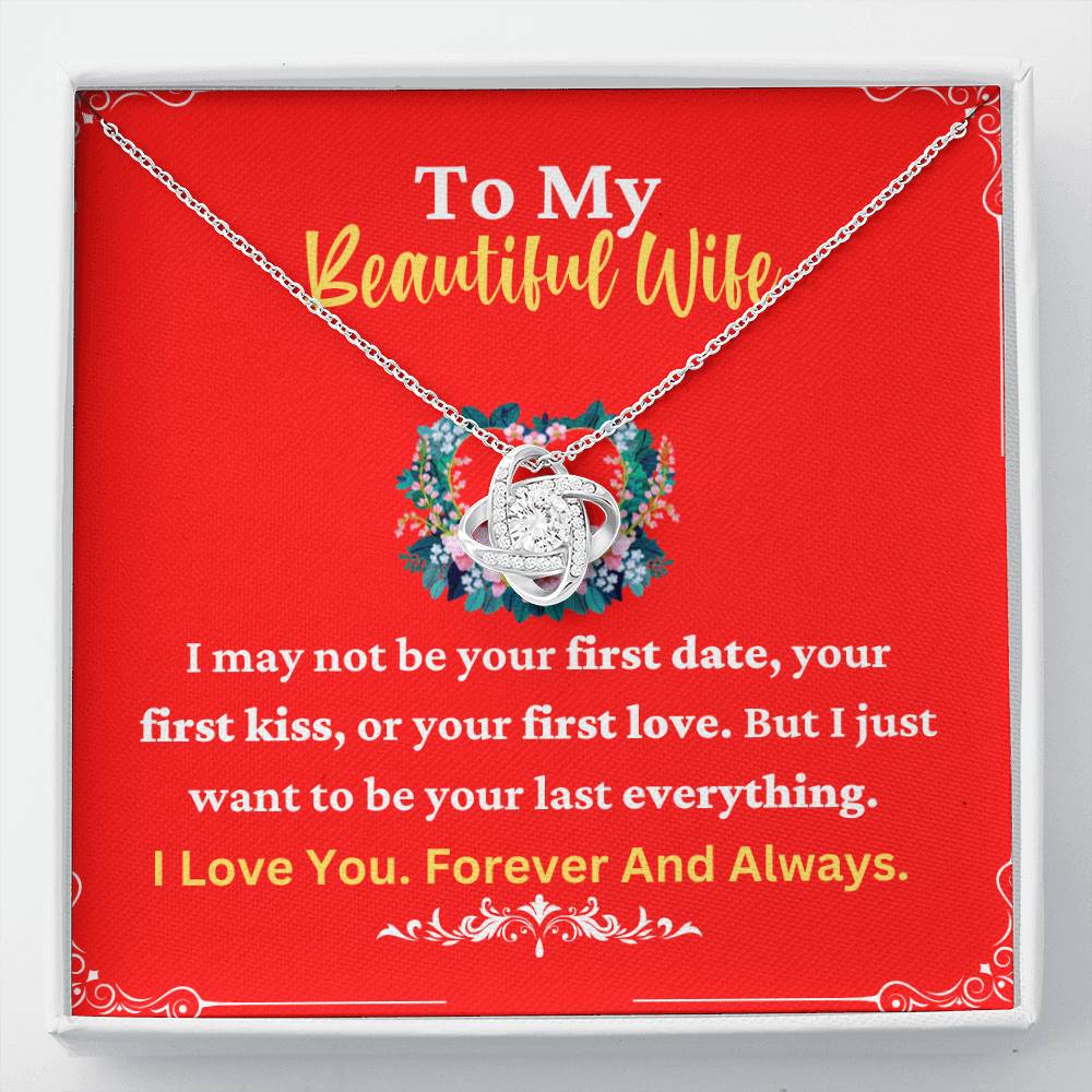 Wife Necklace Gift with Forever Love Message