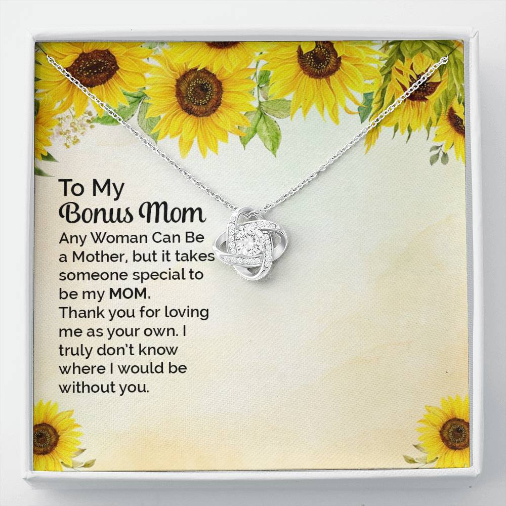 Bonus Mom Necklace – Gift for Stepmom from Daughter or Son