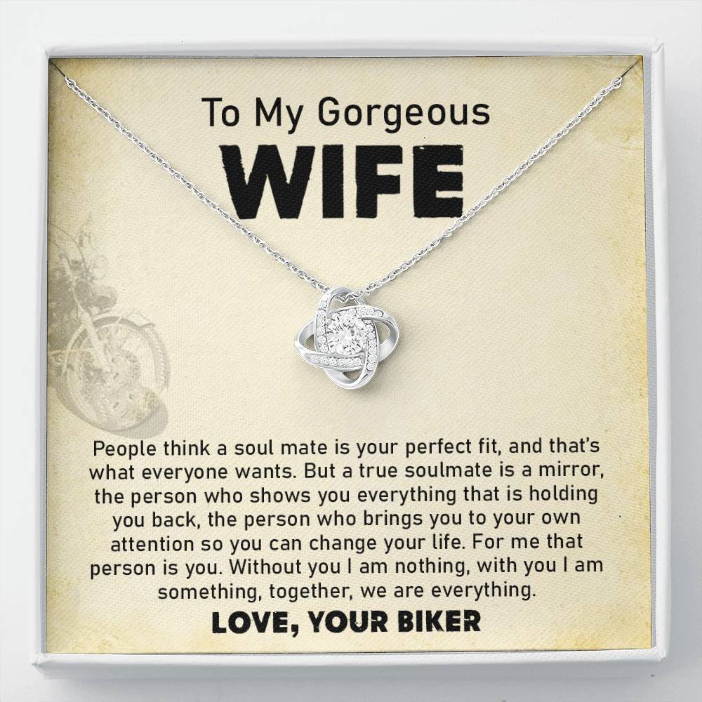 Romantic Necklace Gift For Wife From Biker Husband