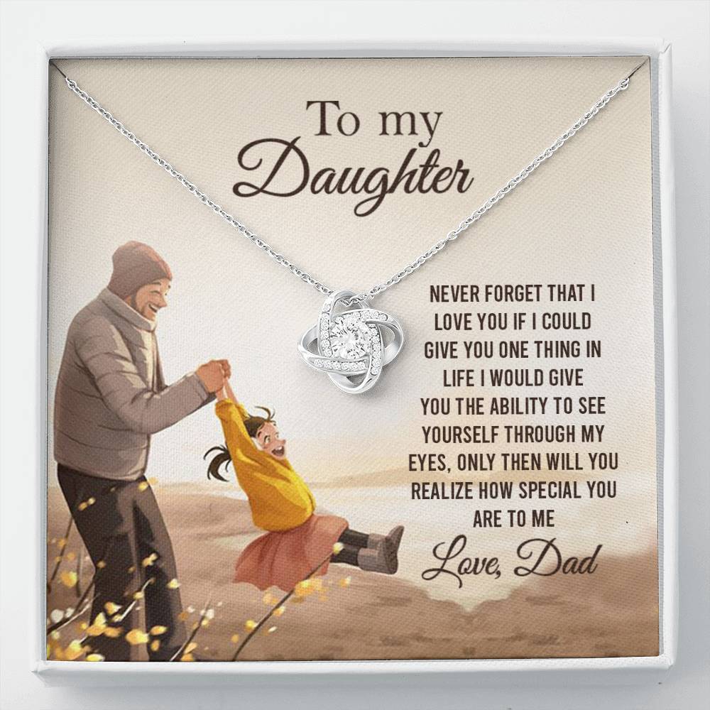 Daughter Necklace Gift from Dad – Love You Forever Jewelry