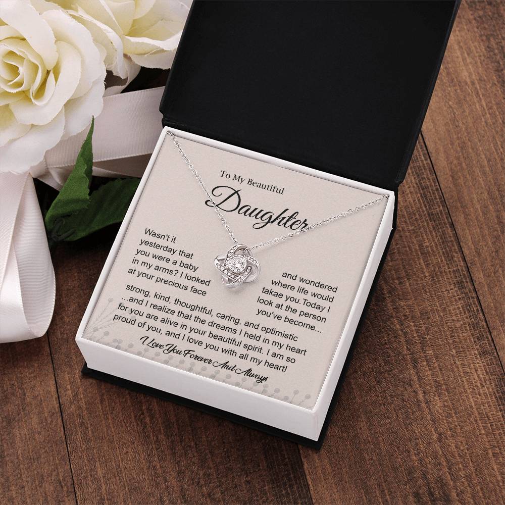 To My Daughter – I’m So Proud of You Necklace