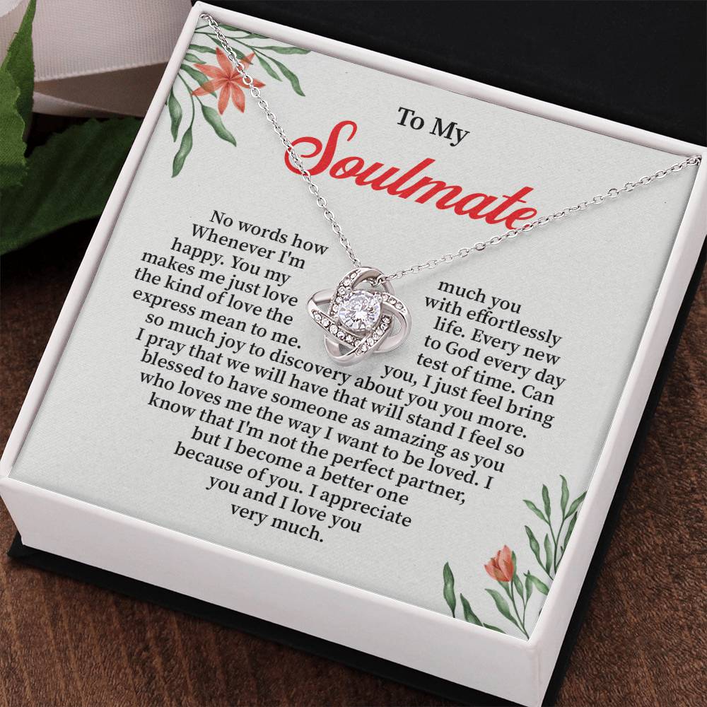 Romantic Soulmate Gift for Her – Message Card & Box