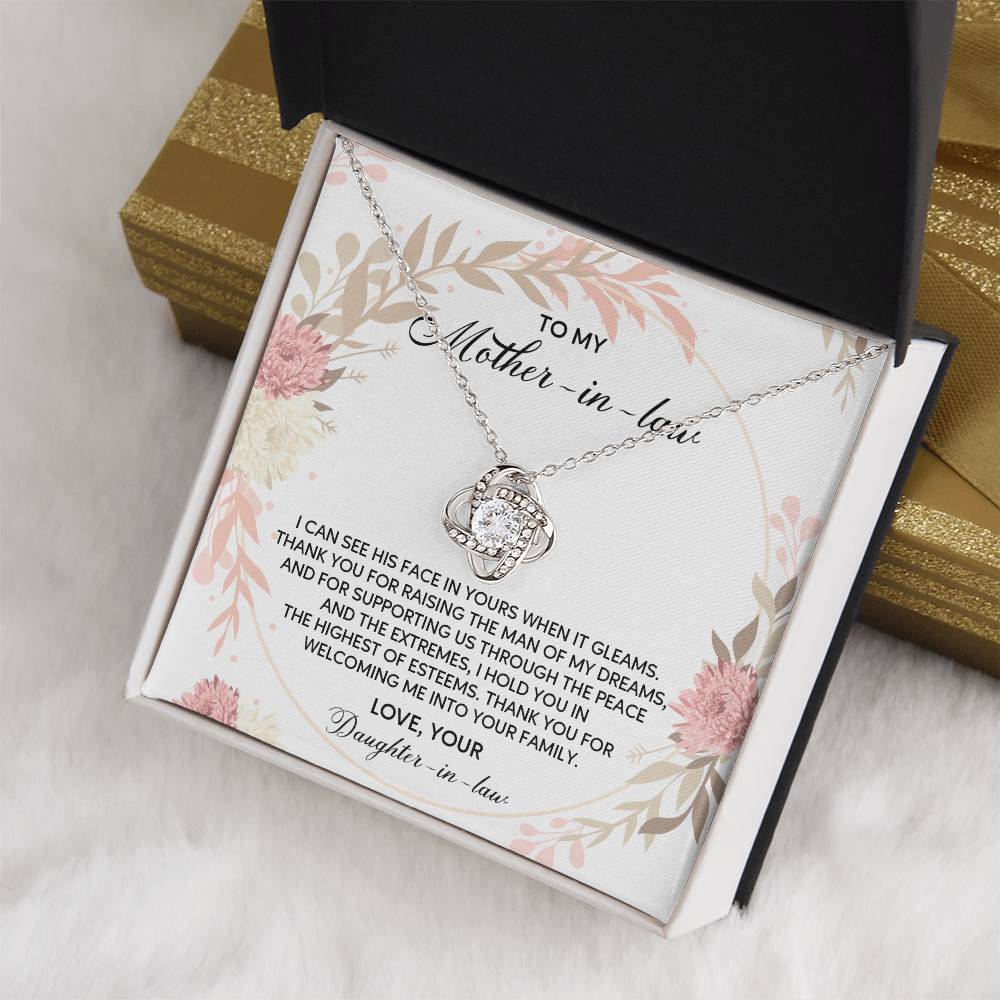 Daughter-in-Law to Mother-in-Law Necklace Gift