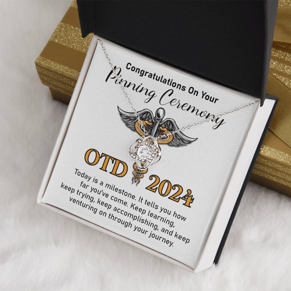 Custom OTD Graduation Necklace Gift for Pinning Ceremony