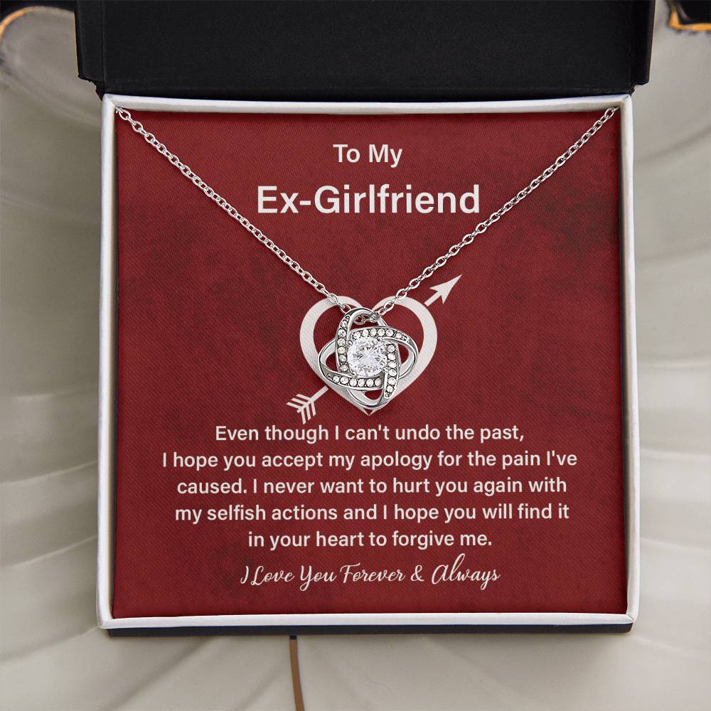 Apology Necklace Gift for Ex-Girlfriend with Gift Box