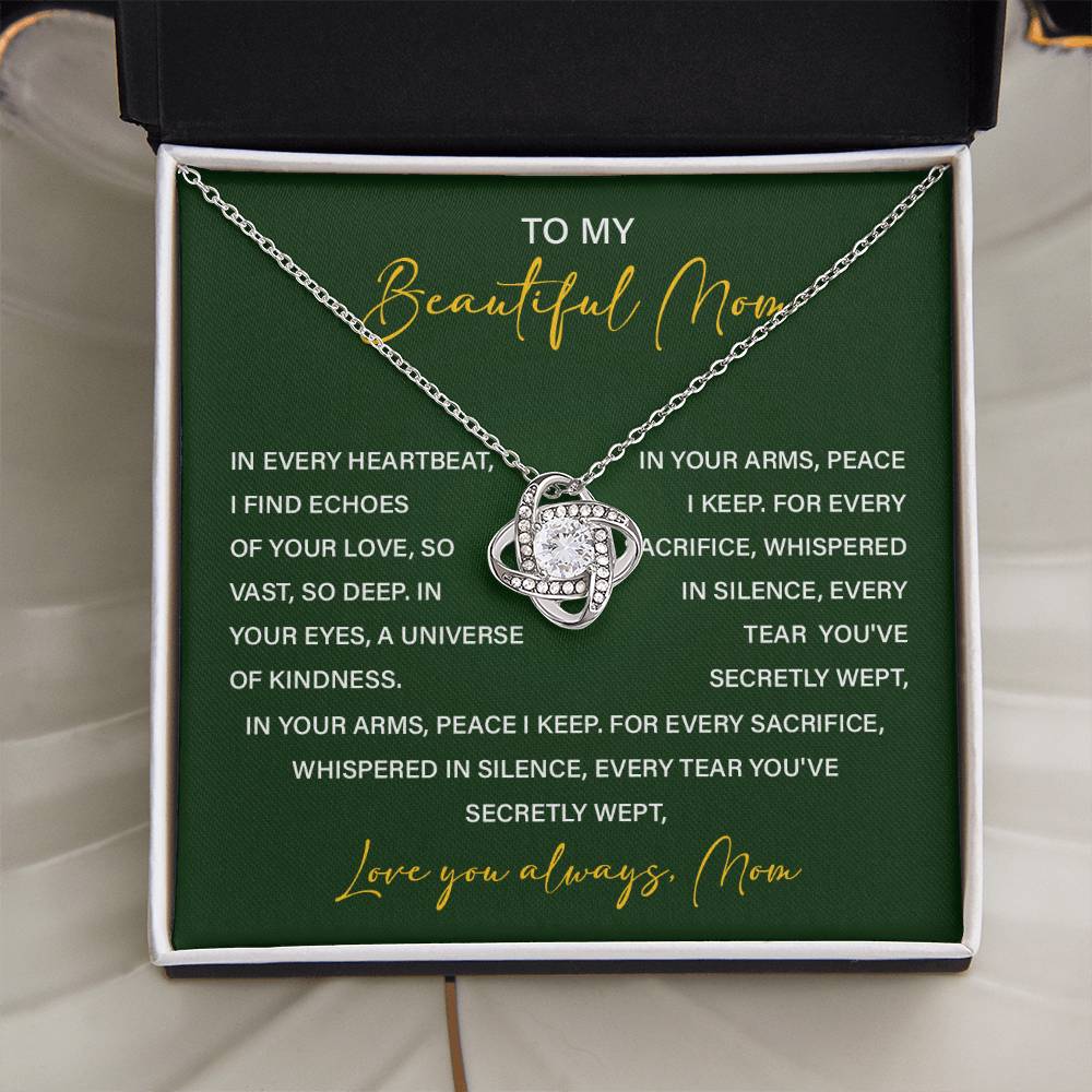 Necklace For Mom From Children With Meaningful Gift Box
