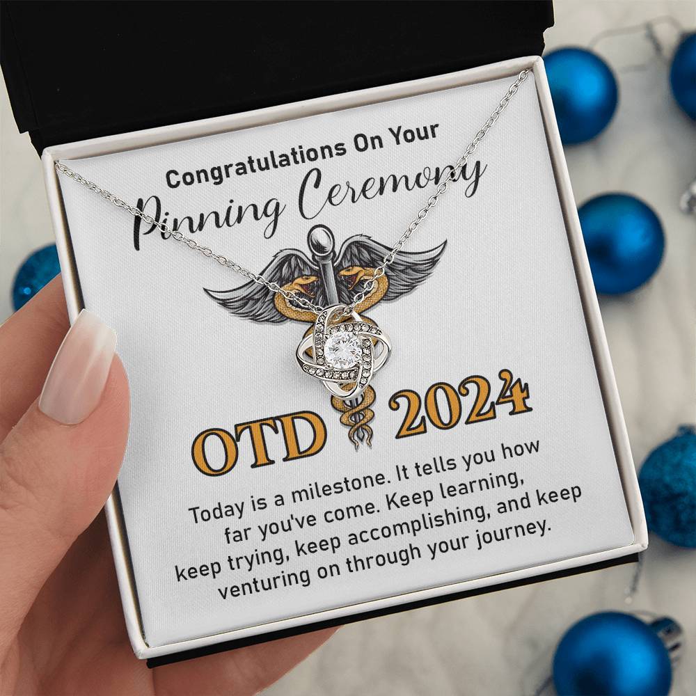 Custom OTD Graduation Necklace Gift for Pinning Ceremony