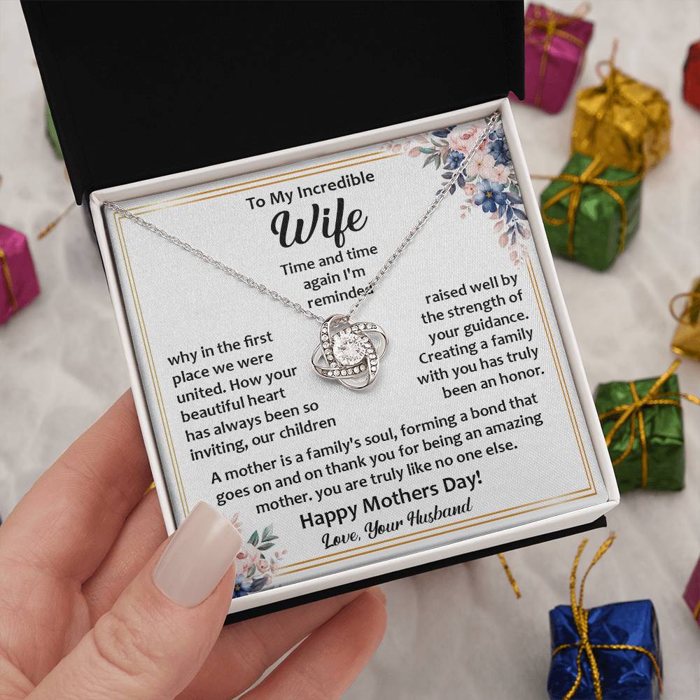 Mother’s Day Necklace Gift for Wife from Husband
