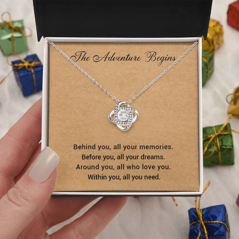 Graduation Necklace Gift for Her – Adventure Begins