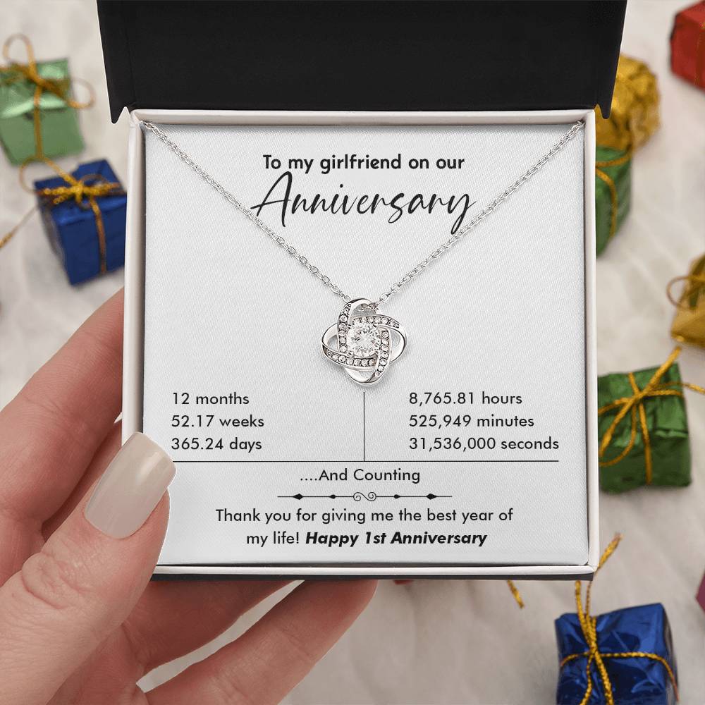1st Anniversary Gift for Girlfriend – Necklace Box