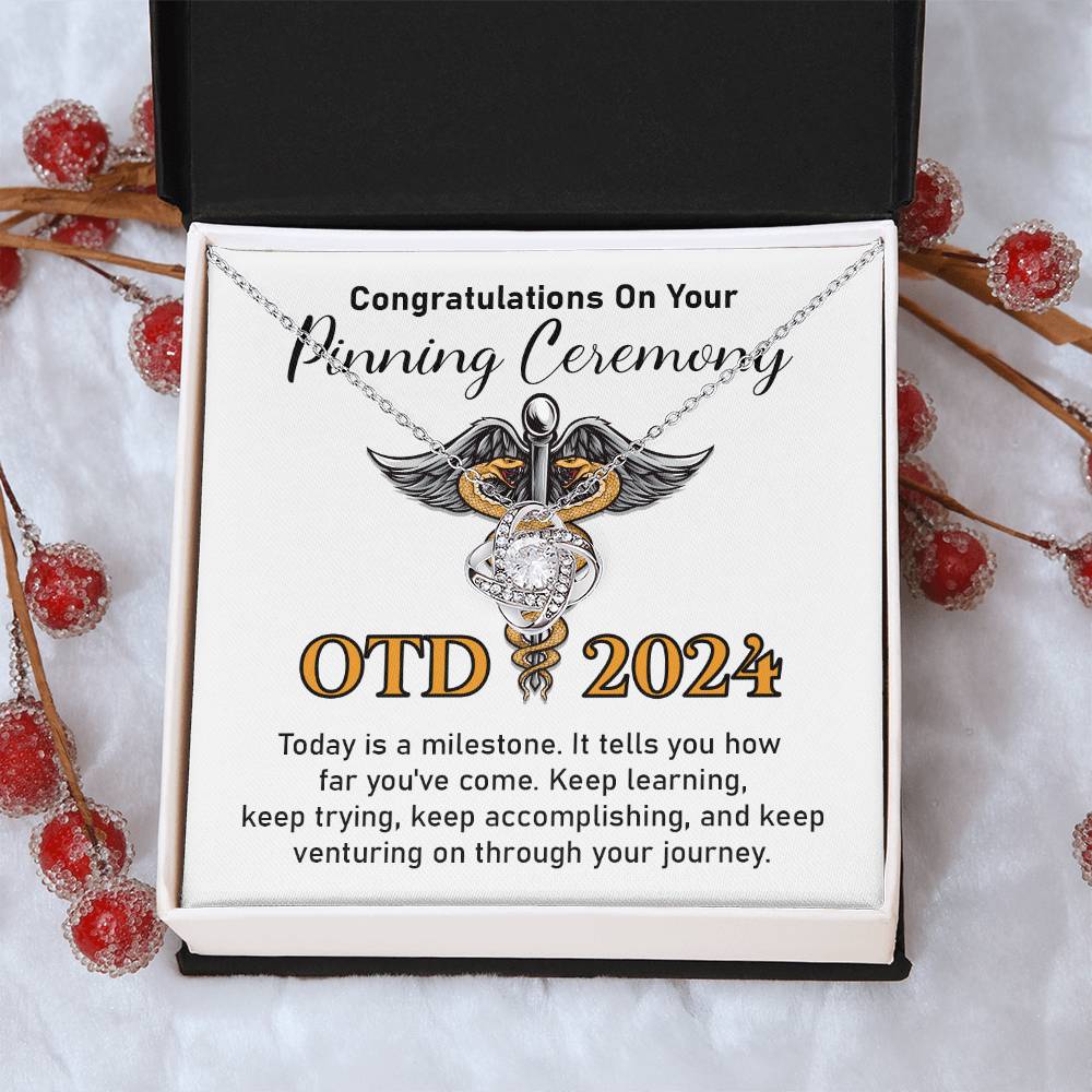 Custom OTD Graduation Necklace Gift for Pinning Ceremony