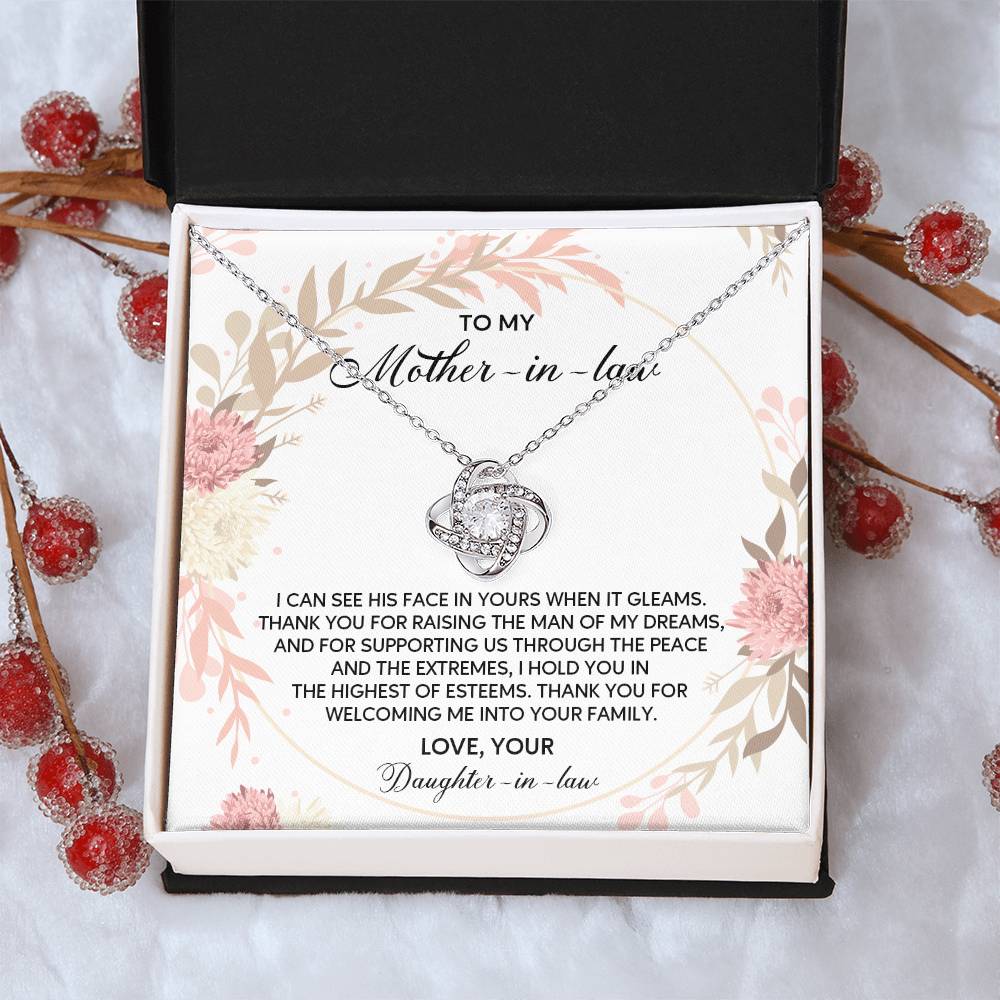 Daughter-in-Law to Mother-in-Law Necklace Gift